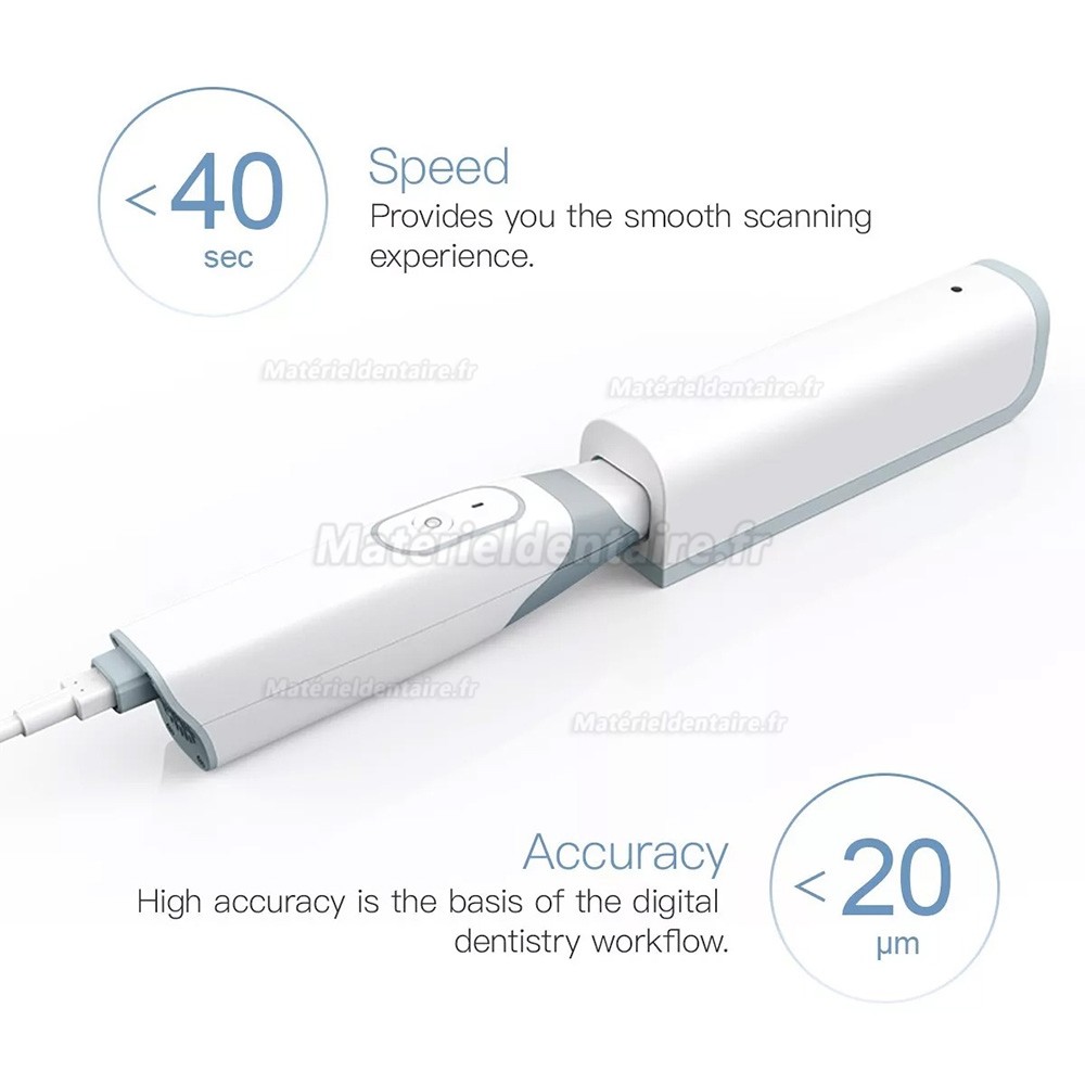 Scanner 3d intra oral INO100, Scanner dentaire 3D en couleurs réelles avec logiciel